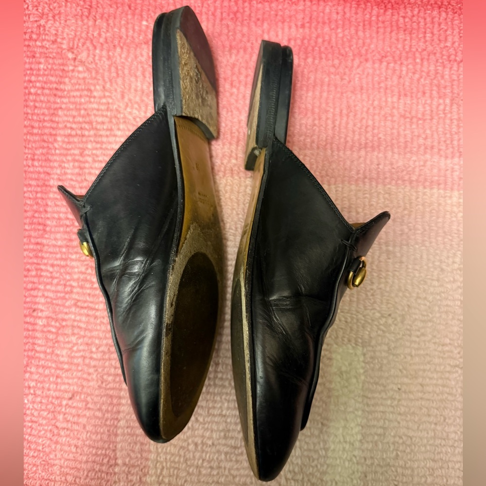 Gucci Princeton Black Leather Horsebit Mules. Good Condition. Priced to sell! - Picture 12 of 15
